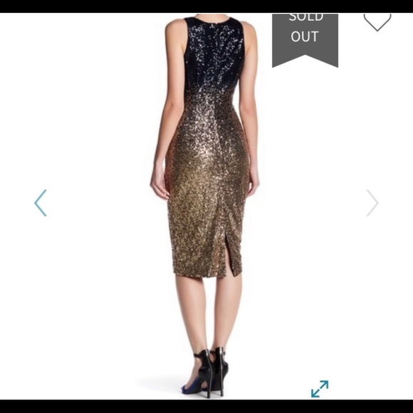 Nicole Miller sequence ombré dress - Picture 3 of 3